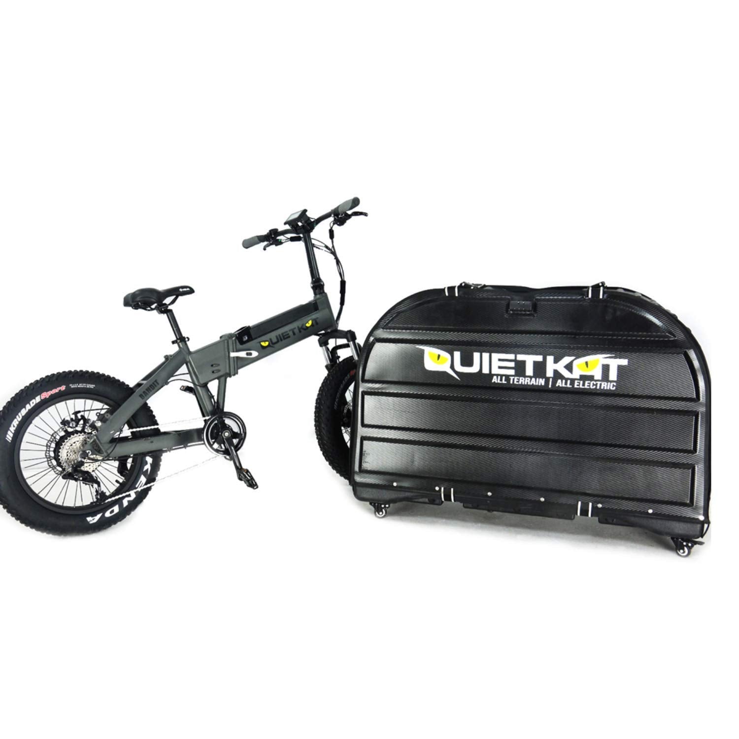 Folding Bike Case QuietKat, Traveling case to Store and Transport Voyager and Bandit Bikes …