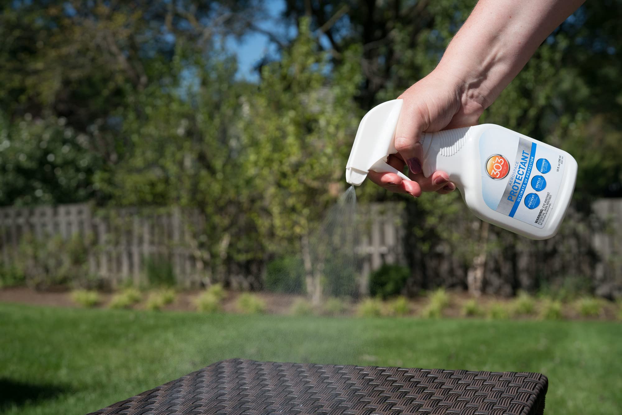 Aerospace Protectant Spray 303 Products, UV Protection, Repels Dust, Dirt, & Staining, Matte Finish, Restores Like-New Appearance, Outdoor Cleaning Supplies 10 Fl. Oz.