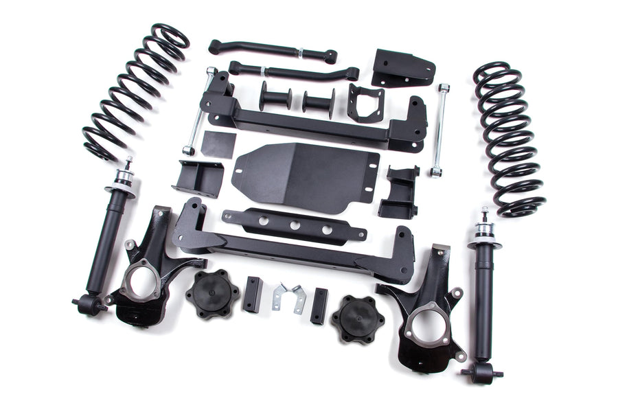 6.5 inch Zone Offroad Lift Kit | Full Strut and Crossmember | Nitro Shocks | Compatible with Chevrolet Avalanche, Suburban 1500, Tahoe; GMC Yukon, Yukon XL 1500-4WD Models (2007-2014)