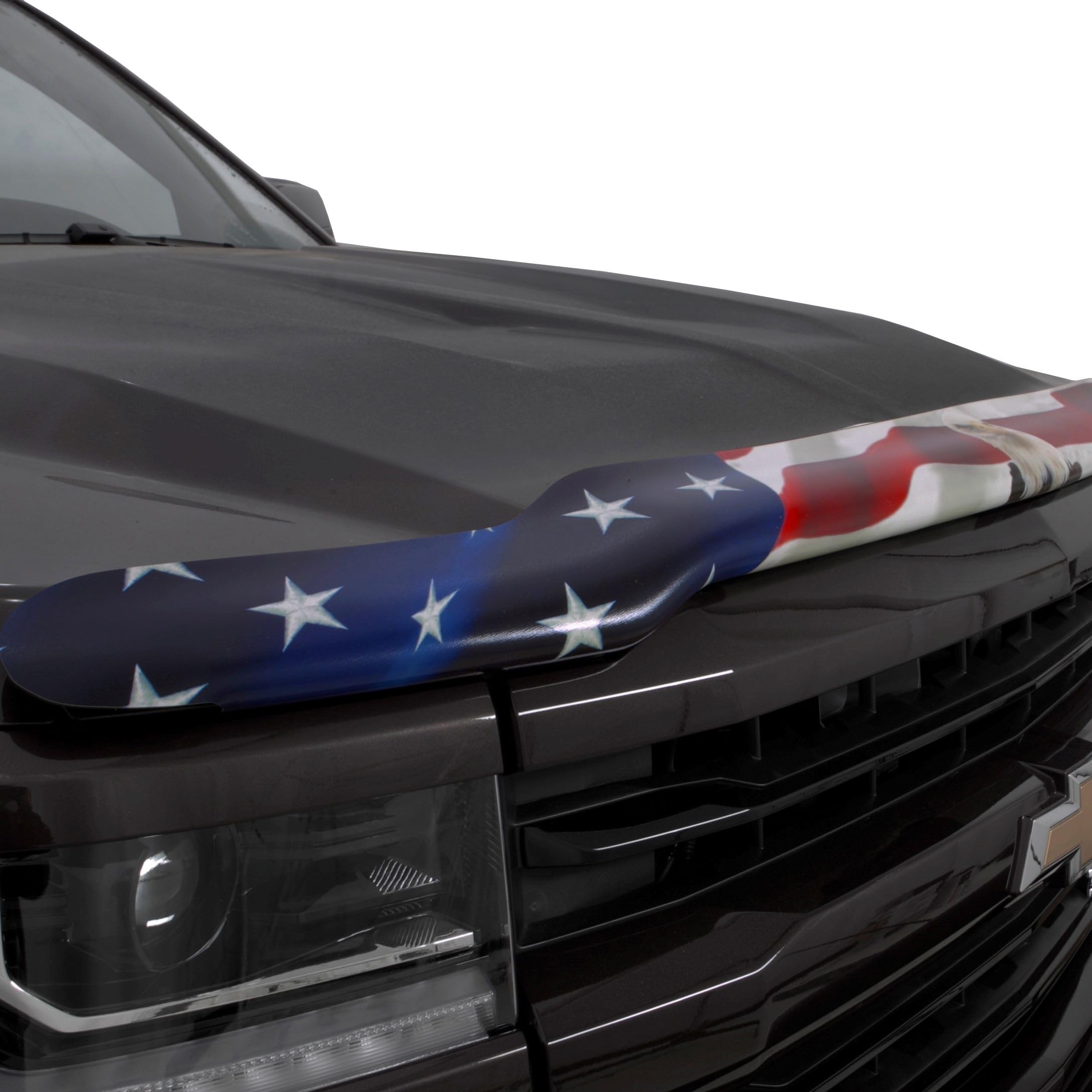 Vigilante Hood Protector | Stampede - High Profile / American Flag (no Eagle) | 2011-2015 Ford Explorer (Exlcudes Sport Model) | 2151-41
