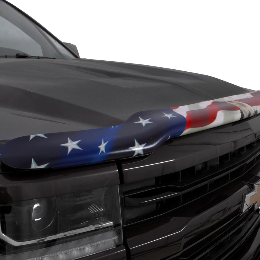 Vigilante Hood Protector | Stampede - High Profile / American Flag (no Eagle) | 2011-2015 Ford Explorer (Exlcudes Sport Model) | 2151-41