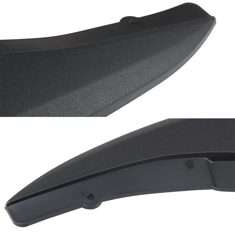 4PC Spec-D Tuning Mud Flaps Splash Guard w/o Wheel Lip Set Front + Rear Compatible with Dodge Ram 2009-2018