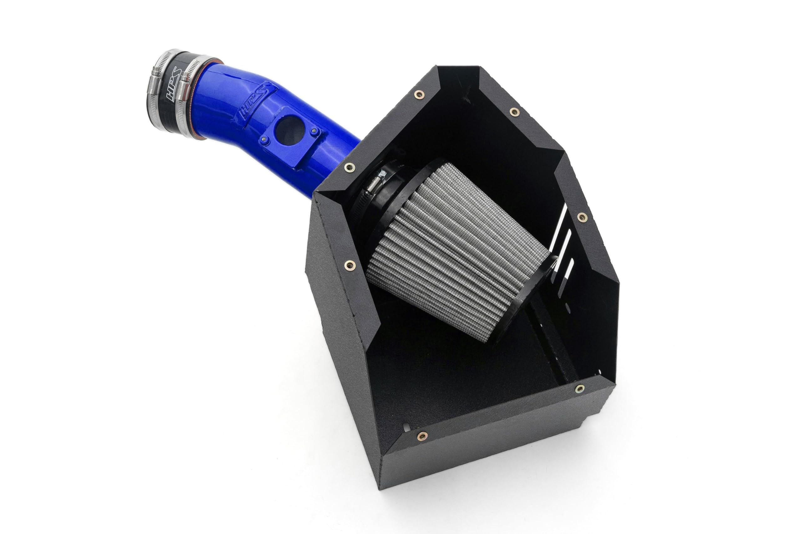 HPS Air Intake Kit Blue with Heat Shield Cool Ram Compatible for 2023-2024 Toyota GR Corolla 1.6L Turbo, 827-735BL