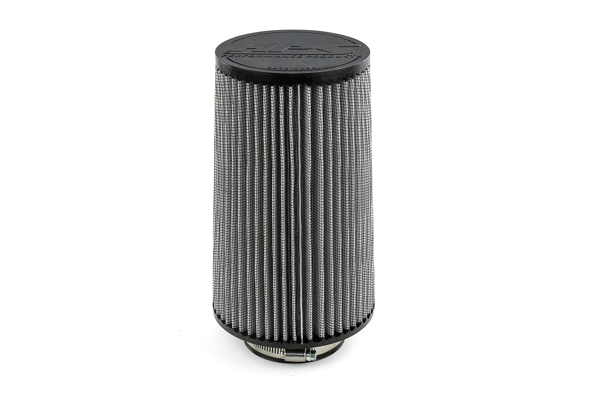 HPS 3" ID Performance Air Filter, 9" Element Length, 10.25" Overall Length, Gray, HPS-4337