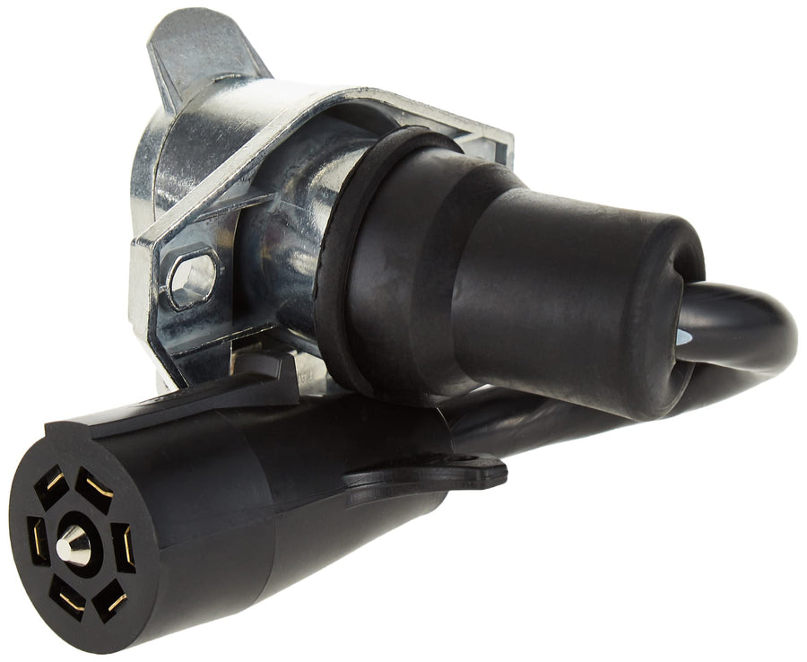 7 RV Blade to Hopkins Towing Solutions 47595 7 Way Pin Type Adapter