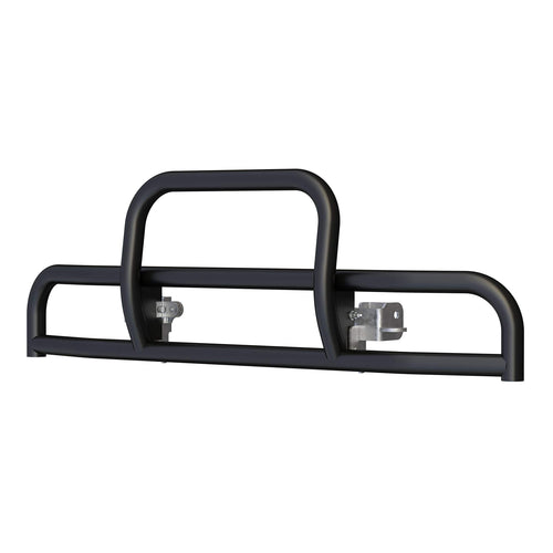 Tuff Guard II Retrac 536780 Black Stainless Steel Semi Truck Bumper Guard, Select Mack CHU, CXU with Fog Lights