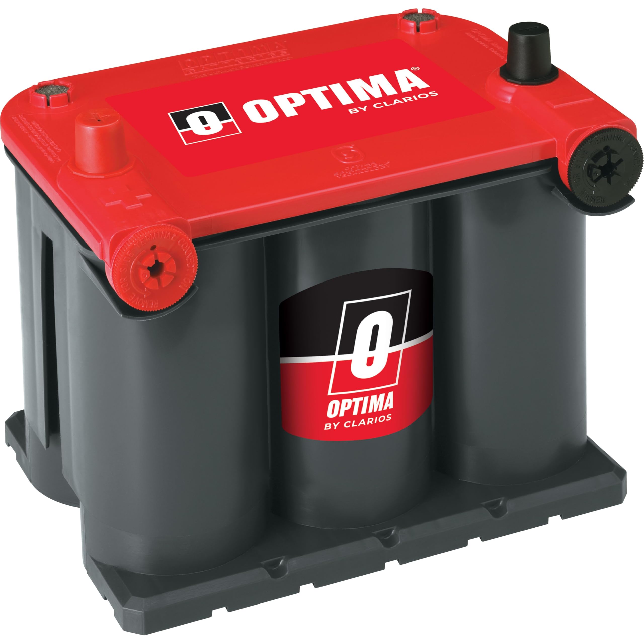 OPTIMA Batteries 75/25 High Performance RedTop Sealed AGM Car, Truck, and SUV Starting Battery, 720 CCA, Dual SAE and GM Terminals, Maintenance Free, Versitile Mounting