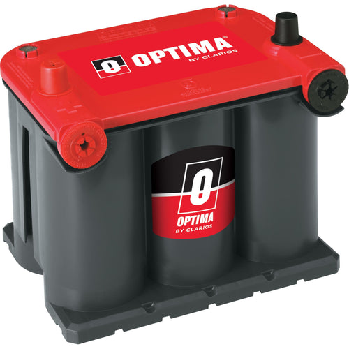OPTIMA Batteries 75/25 High Performance RedTop Sealed AGM Car, Truck, and SUV Starting Battery, 720 CCA, Dual SAE and GM Terminals, Maintenance Free, Versitile Mounting