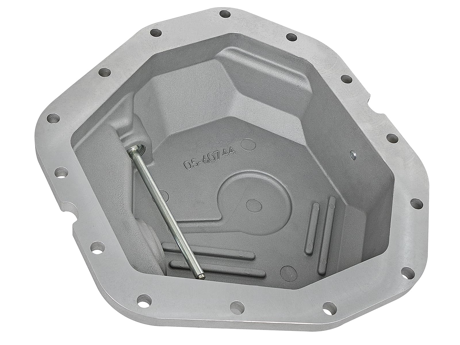 aFe POWER Rear Differential Cover Street Series Raw w/Machined Fins - #46-70380 - Ford Diesel Trucks 17-23 V8-6.7L (td) (Dana M300-14)