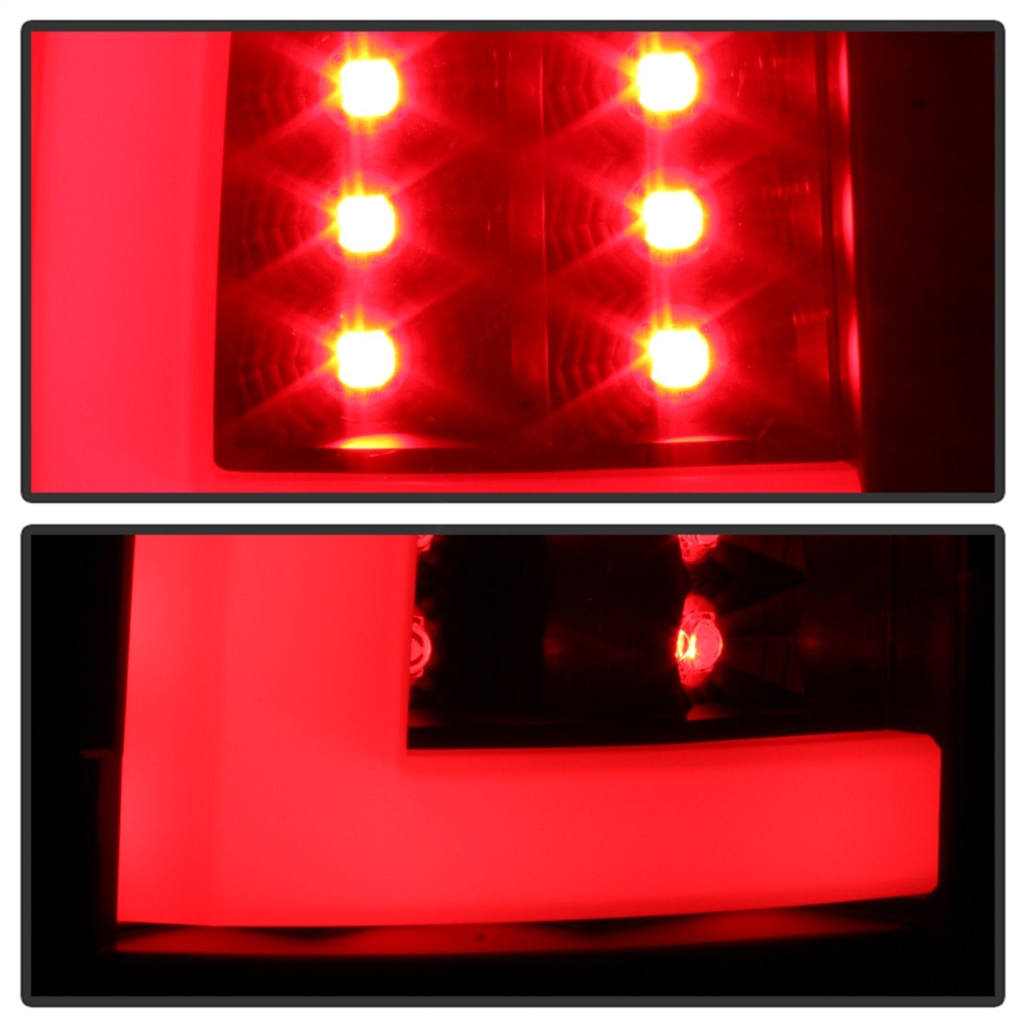 Chevy Suburban/Tahoe 1500/2500 00-06 / GMC Yukon/Yukon XL 00-06 / GMC Yukon Denali/Denali XL 01-06 Spyder Auto 5084149 (Lift Gate Style Only) Version 2 Light Bar LED Tail Lights - Black