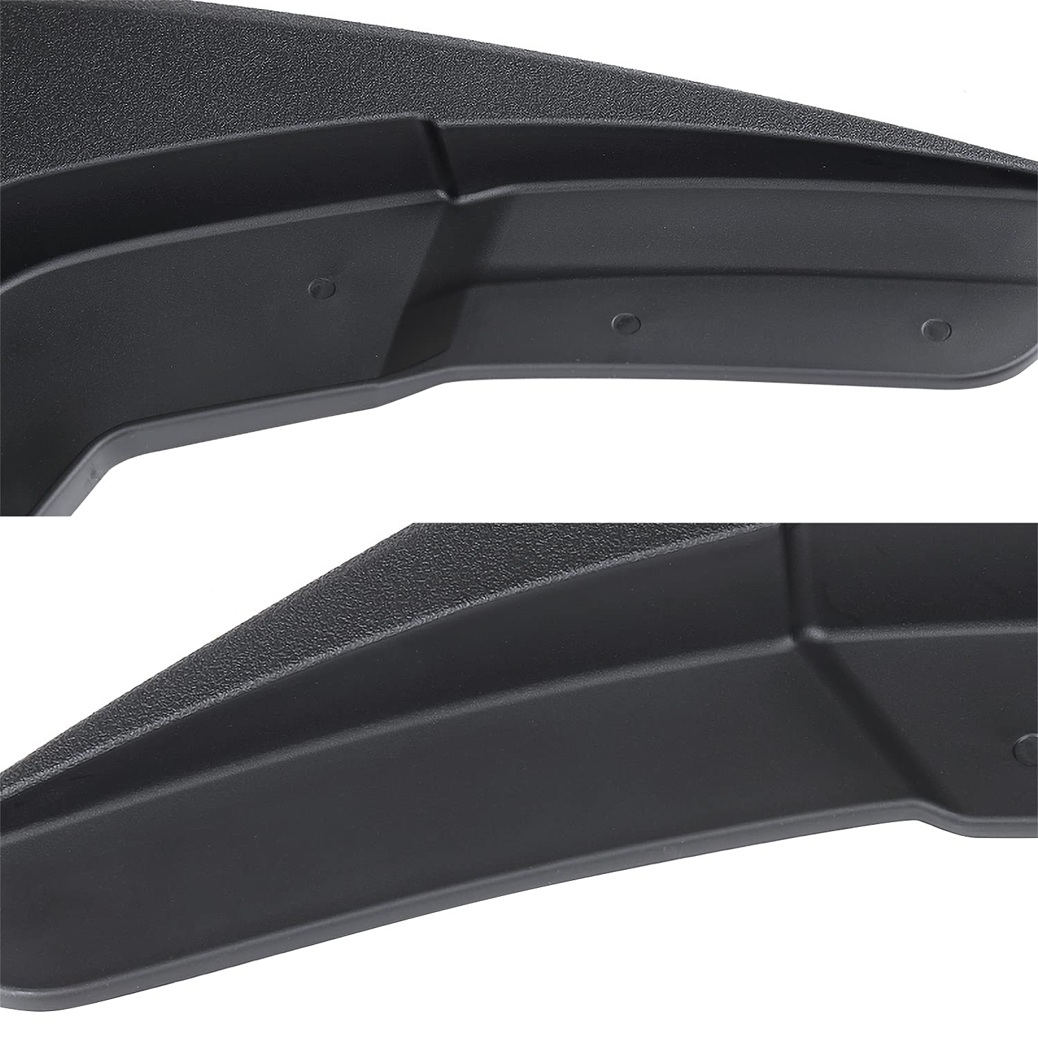 4PC Spec-D Tuning Splash Guard Mud Flaps w/o Wheel Lip Front + Rear Compatible with 2014-2018 Chevy Silverado