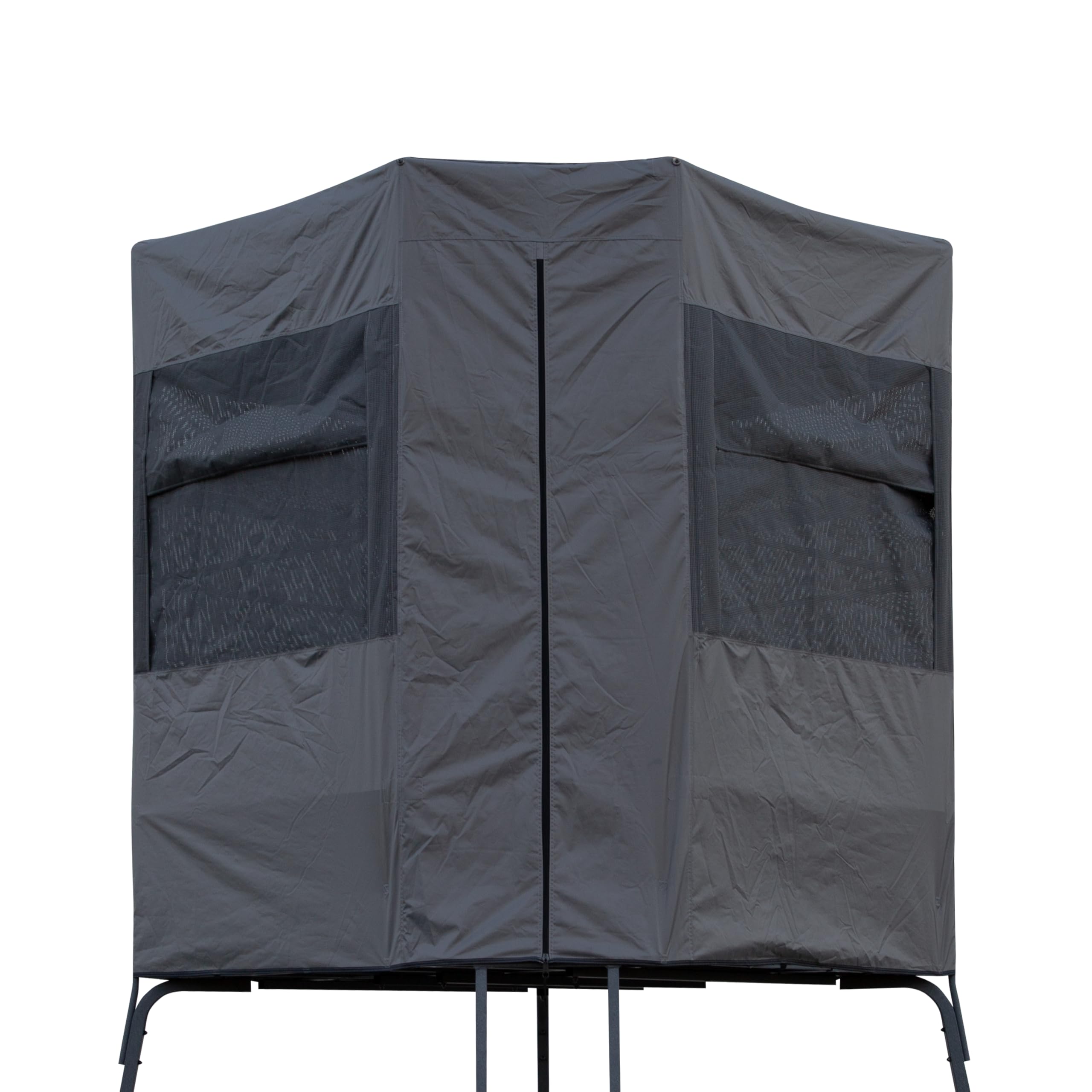 Shooting Platform Blind Enclosure Rivers Edge® Added Concealment, Lightweight Frame, Installs in Under One Minute, View-Through One Way Fabric, Oversized Windows, Ample Headroom, RE402B