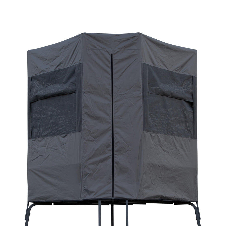 Shooting Platform Blind Enclosure Rivers Edge® Added Concealment, Lightweight Frame, Installs in Under One Minute, View-Through One Way Fabric, Oversized Windows, Ample Headroom, RE402B
