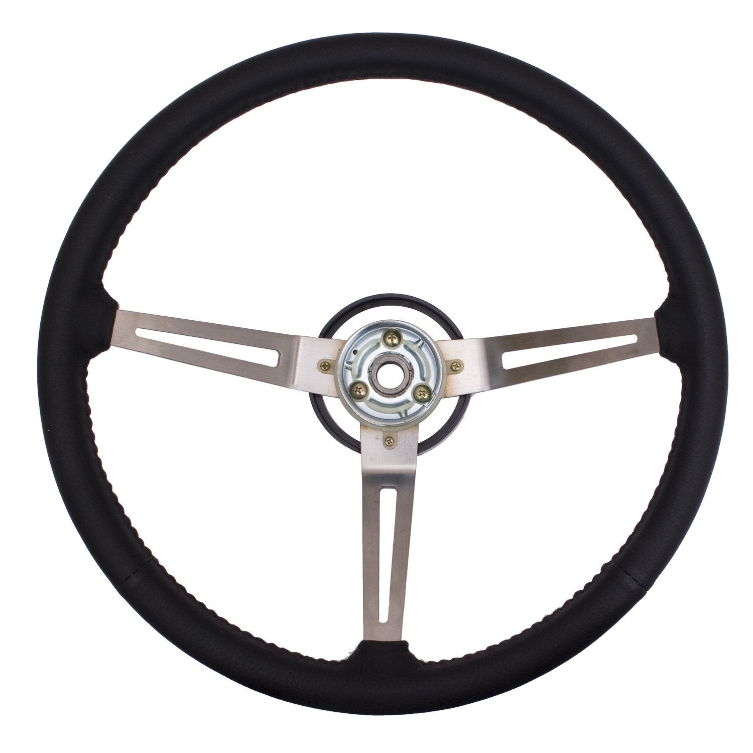 Omix-Ada 18031.06 | Omix Steering Wheel, Leather | OE Reference: 8133026 | Fits 1976-1995 Jeep CJ / Wrangler
