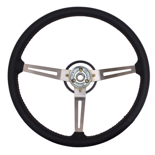 Omix-Ada 18031.06 | Omix Steering Wheel, Leather | OE Reference: 8133026 | Fits 1976-1995 Jeep CJ / Wrangler