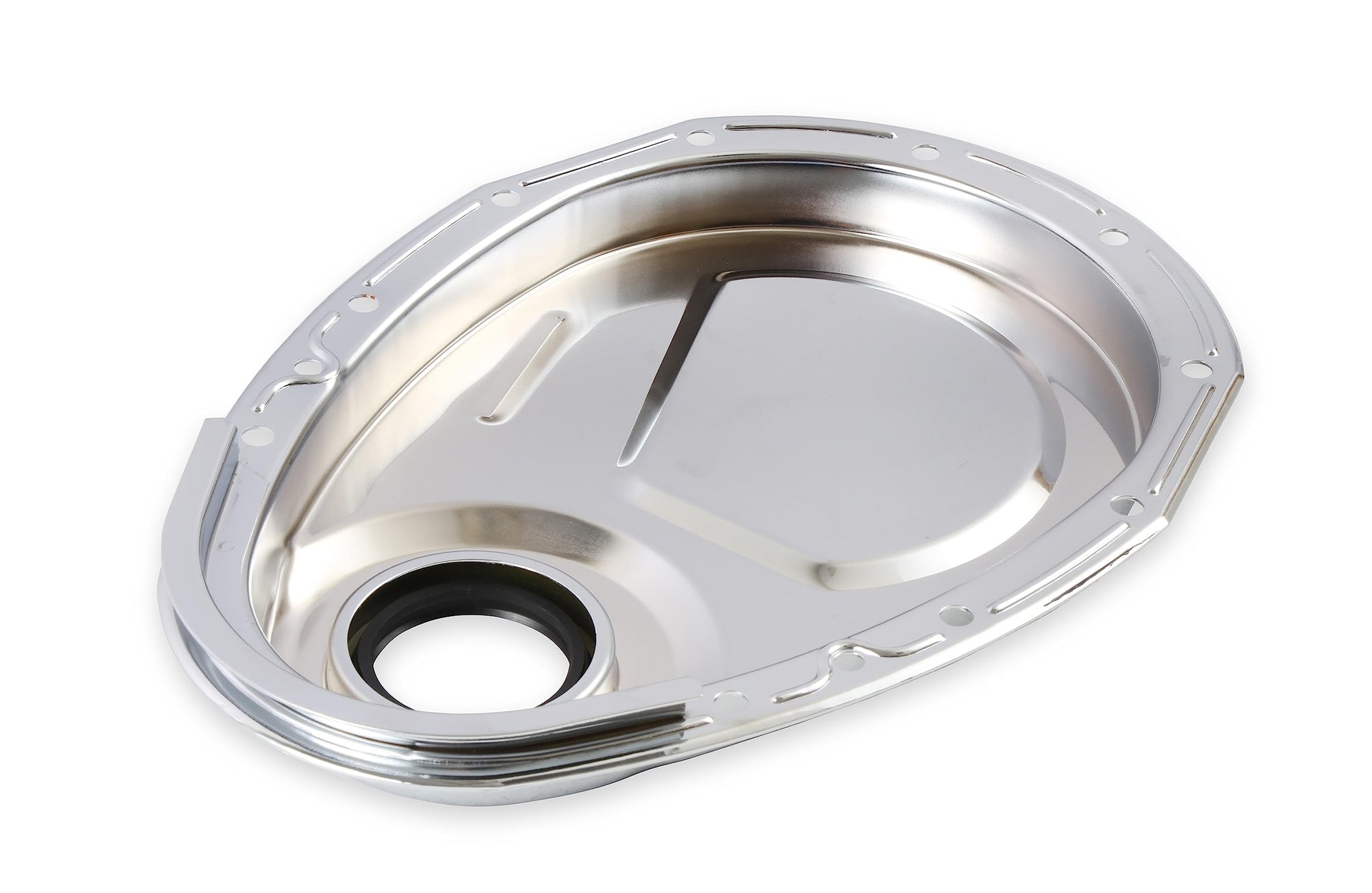 Chrome Plated Mr. Gasket 4590 Timing Cover Complete Kit