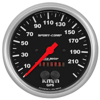 Speedometer AutoMeter 3983-M (Sport-Comp 5", 225Km/H, GPS, Sport-Comp)
