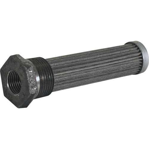 Buyers Products Thru-Wall Sump Strainer 2 Inch NPT Male Thread To 1-1/4 Inch NPT Port Thread With Zinc-Plated Bushing, Truck & Trailer Hydraulic Accessories