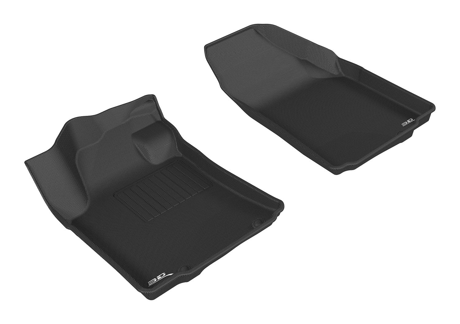 KAGU 3D MAXpider Floor Mat (BLACK) Compatible with NISSAN MAXIMA 2016-2023 - Front Row