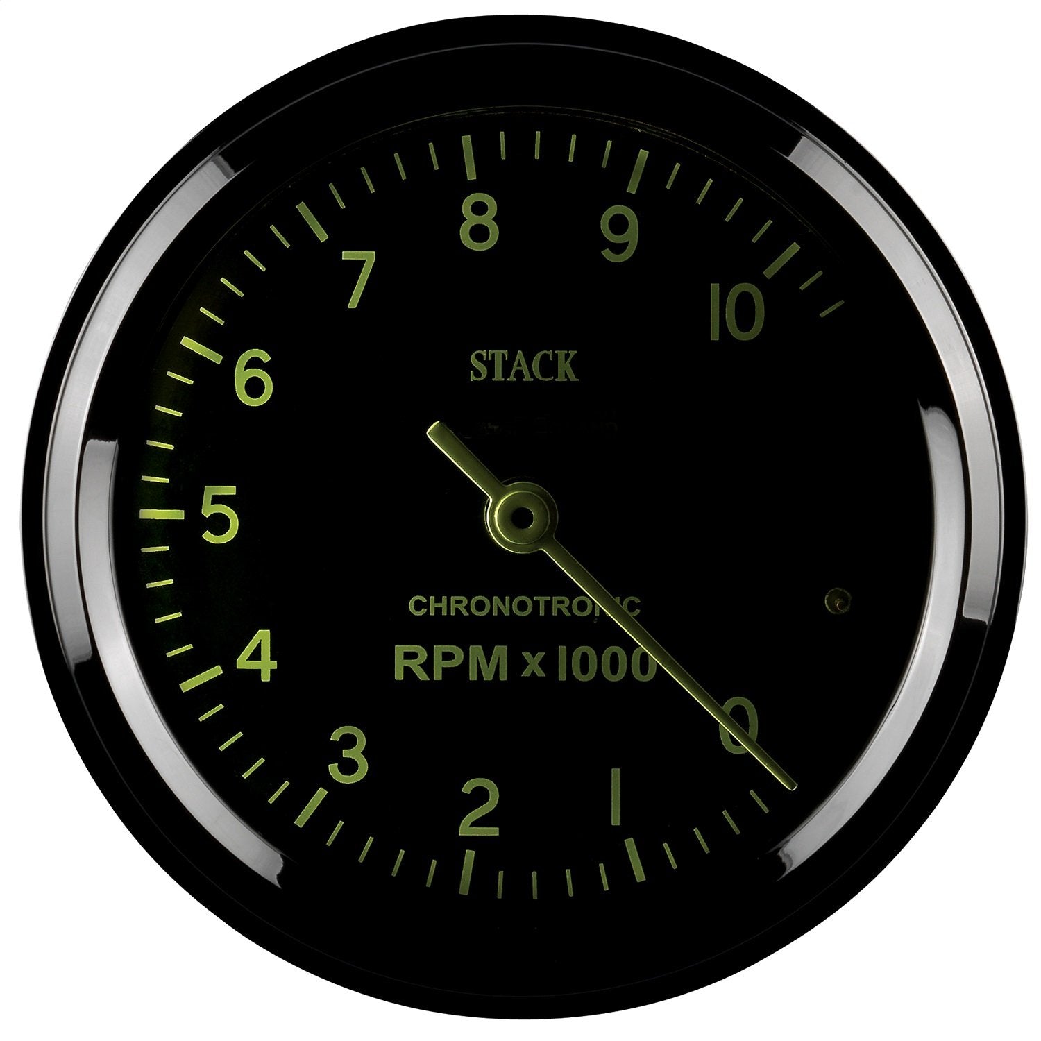 80mm Stack ST901096 Black 0-10k RPM Chronotronic Tachometer
