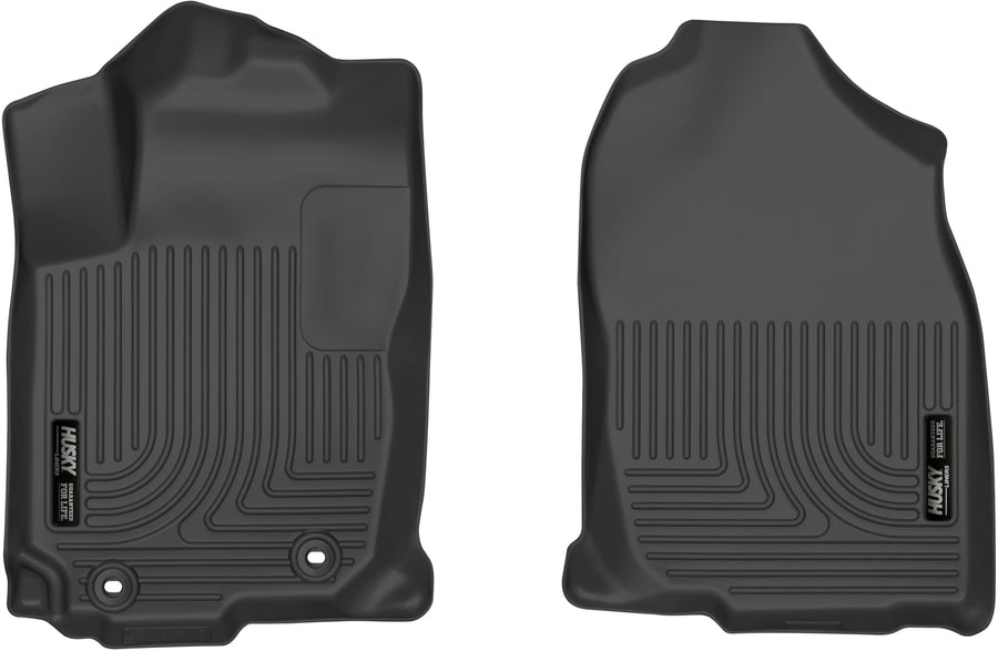 Weatherbeater Husky Liners Floor Mats | Fits 2013-2018 Toyota RAV4 | Front Row, 2-pc Black - 13531