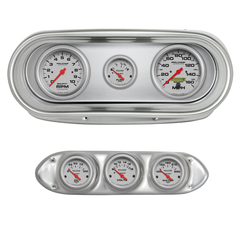 AutoMeter Dash Kit Direct Fit, Nova 62-65, Tach/Mph/Fuel/Oilp/Wtmp/Volt, Ultra-Lite (2127-13)