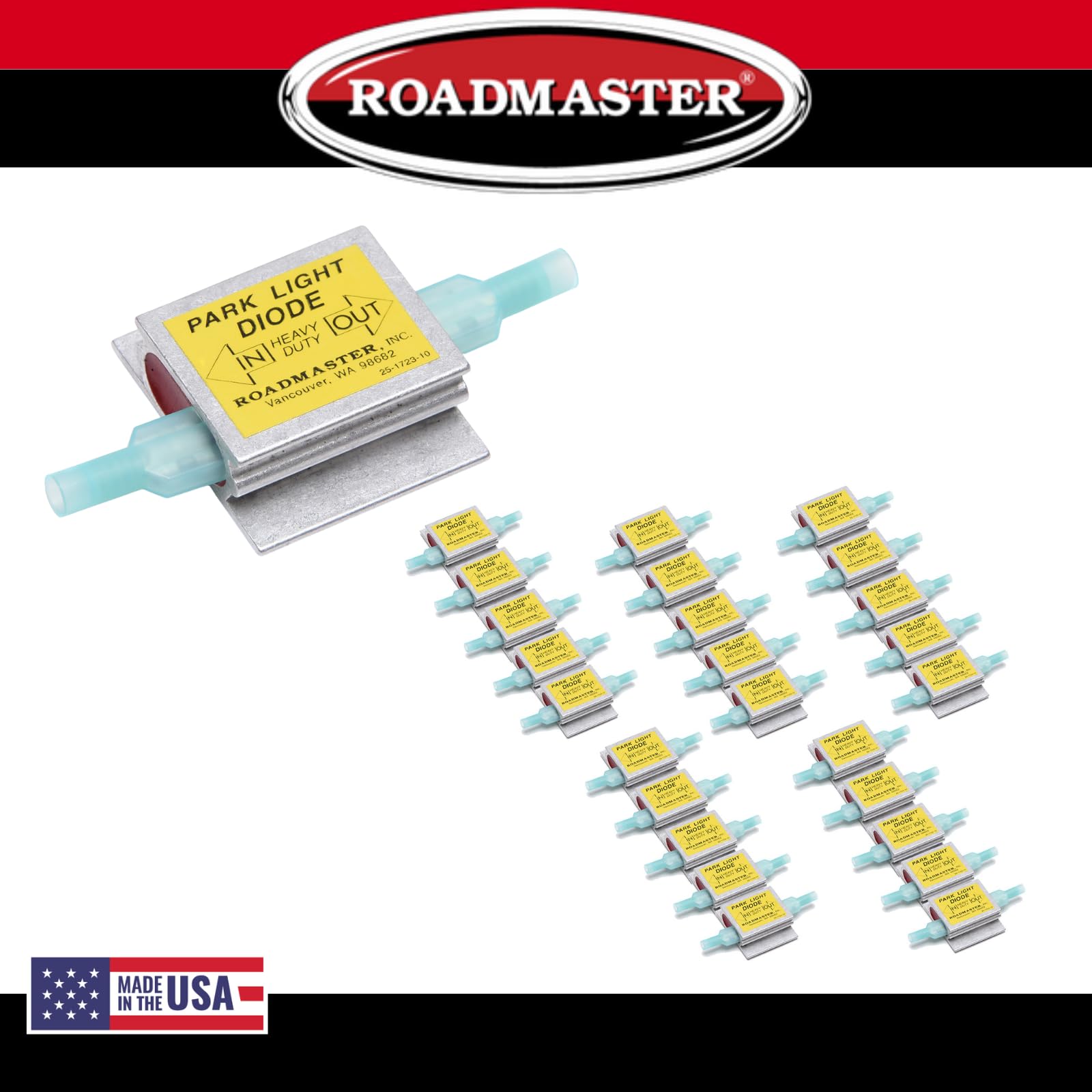 Park Light Diodes Roadmaster 690 Pack of 1 Compatible with Towed Vehicle Lighting Systems | Prevents Electrical Feedback Between Motorhome and Towed Vehicle Lighting Systems