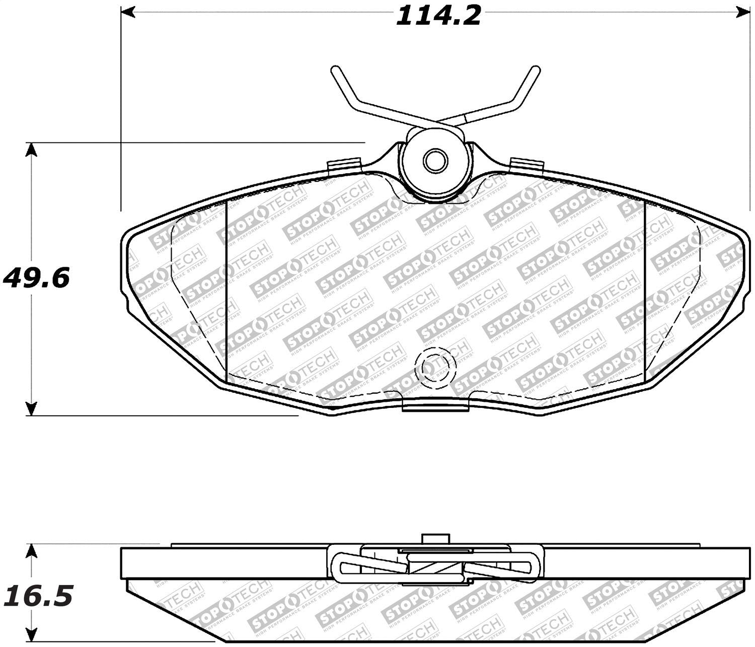Street Select StopTech Brake Pads 305.08060