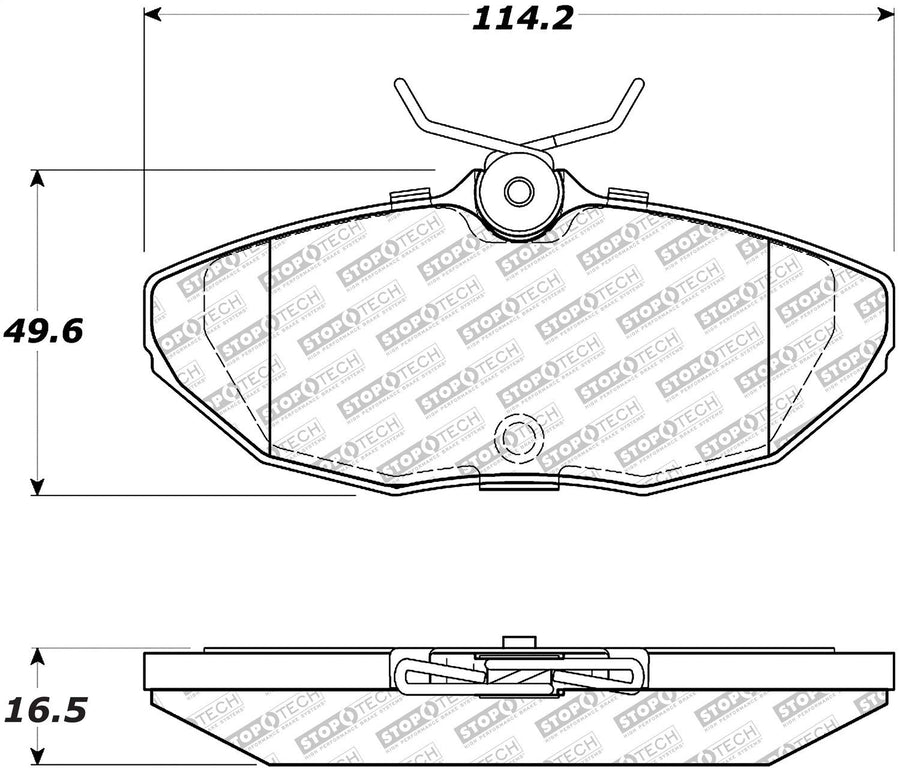 Street Select StopTech Brake Pads 305.08060
