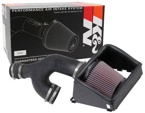 Cold Air Intake System K&N: High-Flow Air Filter, Increase Performance & Towing: Compatible with 2017-2024 FORD/LINCOLN: Expedition, F150, F150 Raptor, Navigator, 63-2599