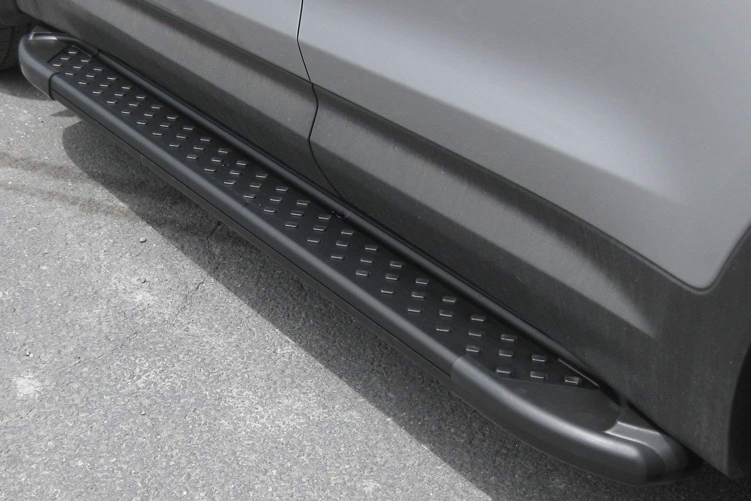 Black RAL Romik Running Boards for Hyundai 62208419