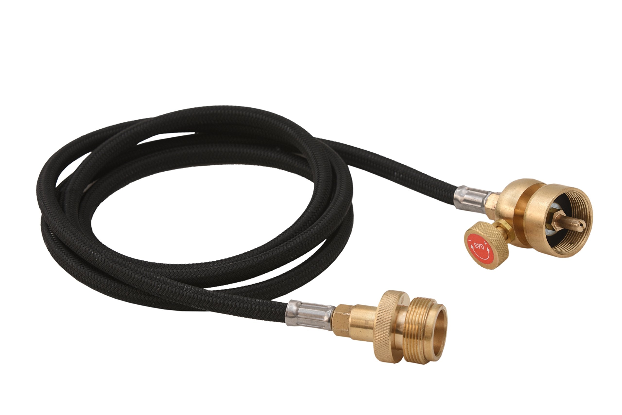 5-FT Flame King YSNMT48 Flexible Extension Hose for 1Lb Propane Tank Cylinders