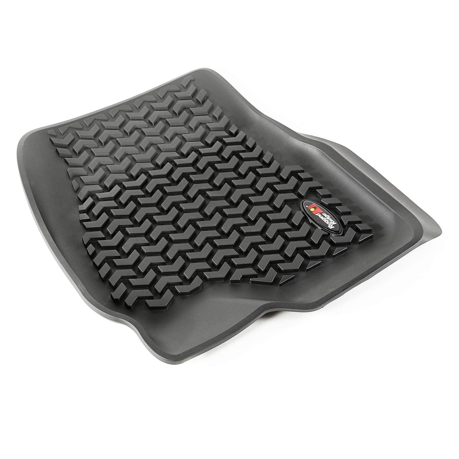 Front Floor Liners Rugged Ridge for Ford F-150 | Pair, All-Terrain, Black | 82902.33 | Fits 2015-2020 Ford F-150/Raptor Extended Cab/SuperCrew Cab