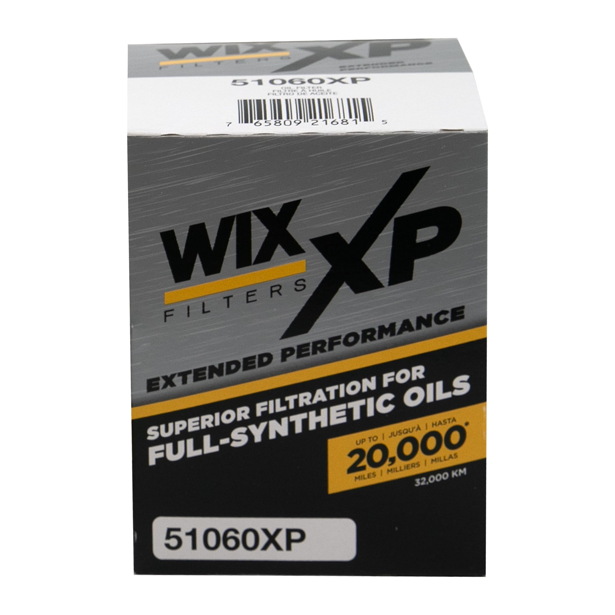 WIX XP Oil Filter Replacement 51060XP, Built for Synthetic Oil - Compatible With Chevrolet/GMC Trucks (63-05), Hummer (93-06)