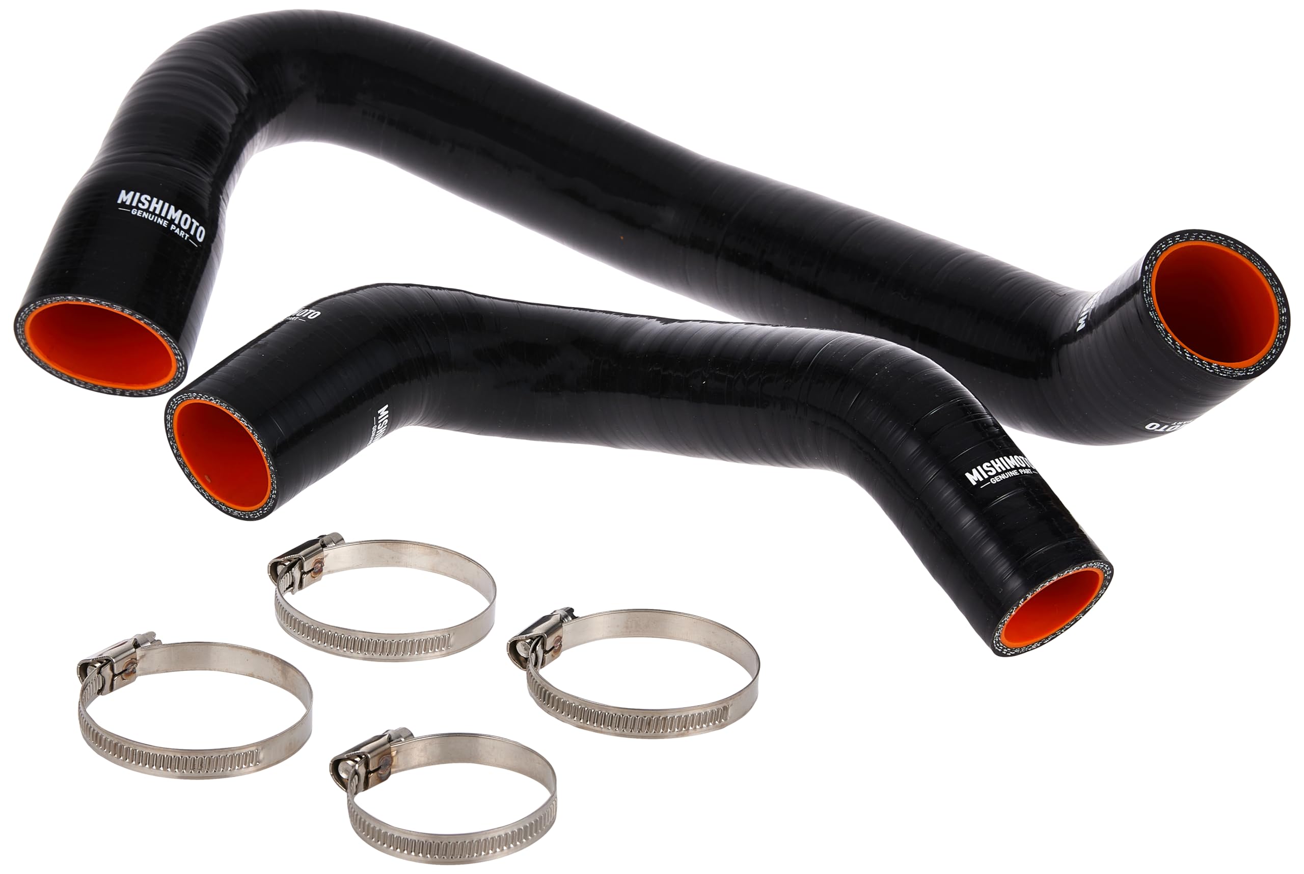 Mishimoto Silicone Water Hose Kit MMHOSE-WR6-97BK Fits Jeep Wrangler 6Cyl 1997-2006 Black