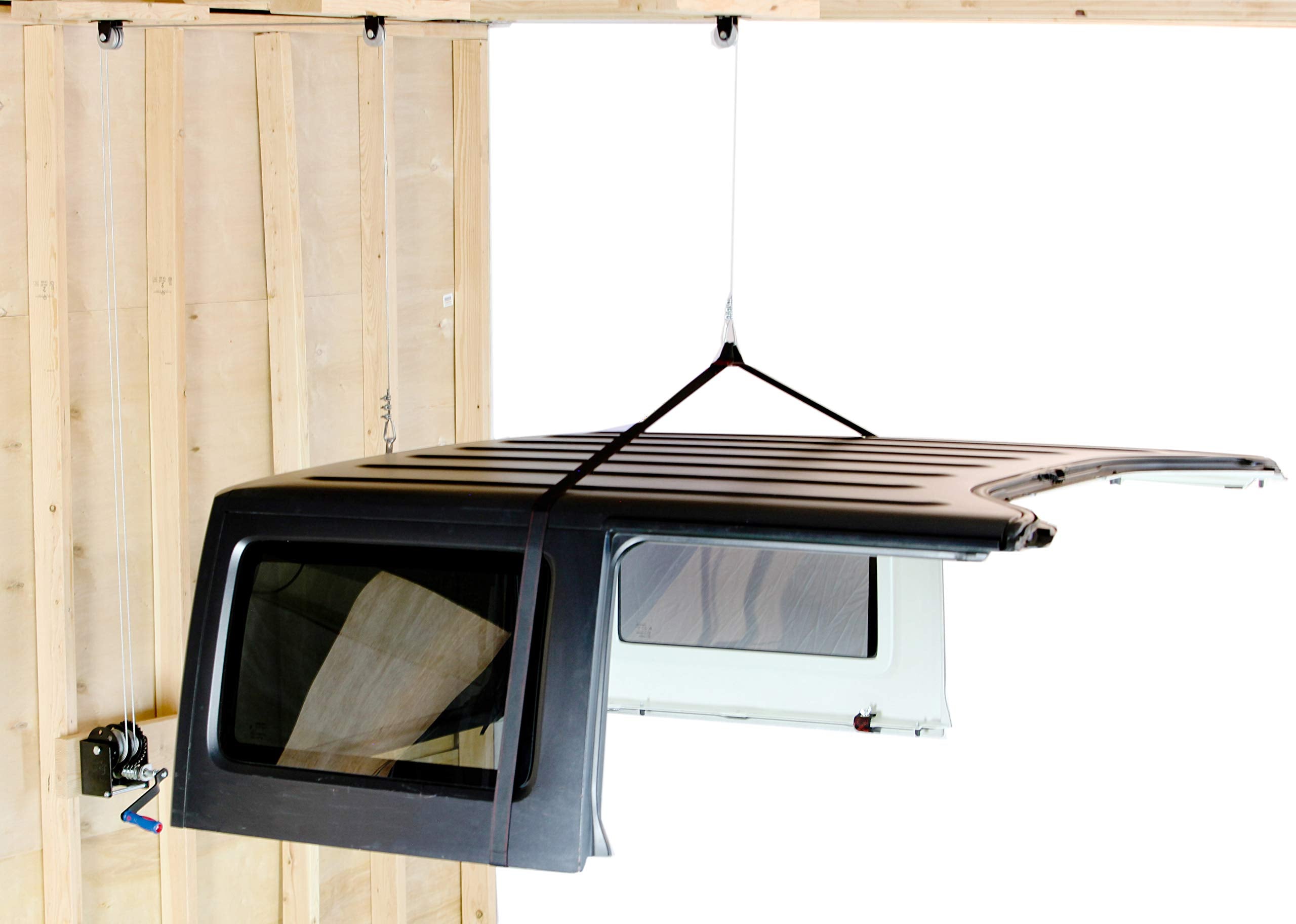 Lange Hoist-A-Top Originals Simple JL | Lift and Store Your Hardtop | Compatible with 2018-Current Jeep Wrangler 2 and 4 Door | Single Person Operation