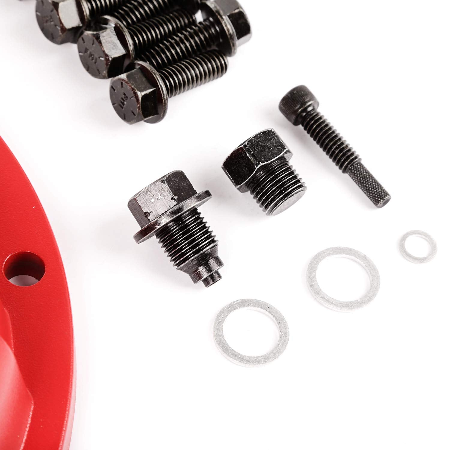 Differential Cover Alloy USA for Dana 35 | Aluminum, Red | 11211 | Fits 1987-2018 Jeep Wrangler YJ/TJ/LJ/JK; 1993-2004 Grand Cherokee; 1972-1986 CJ5/6/7; 1984-2001 Cherokee & Others w/Dana 35 Axle