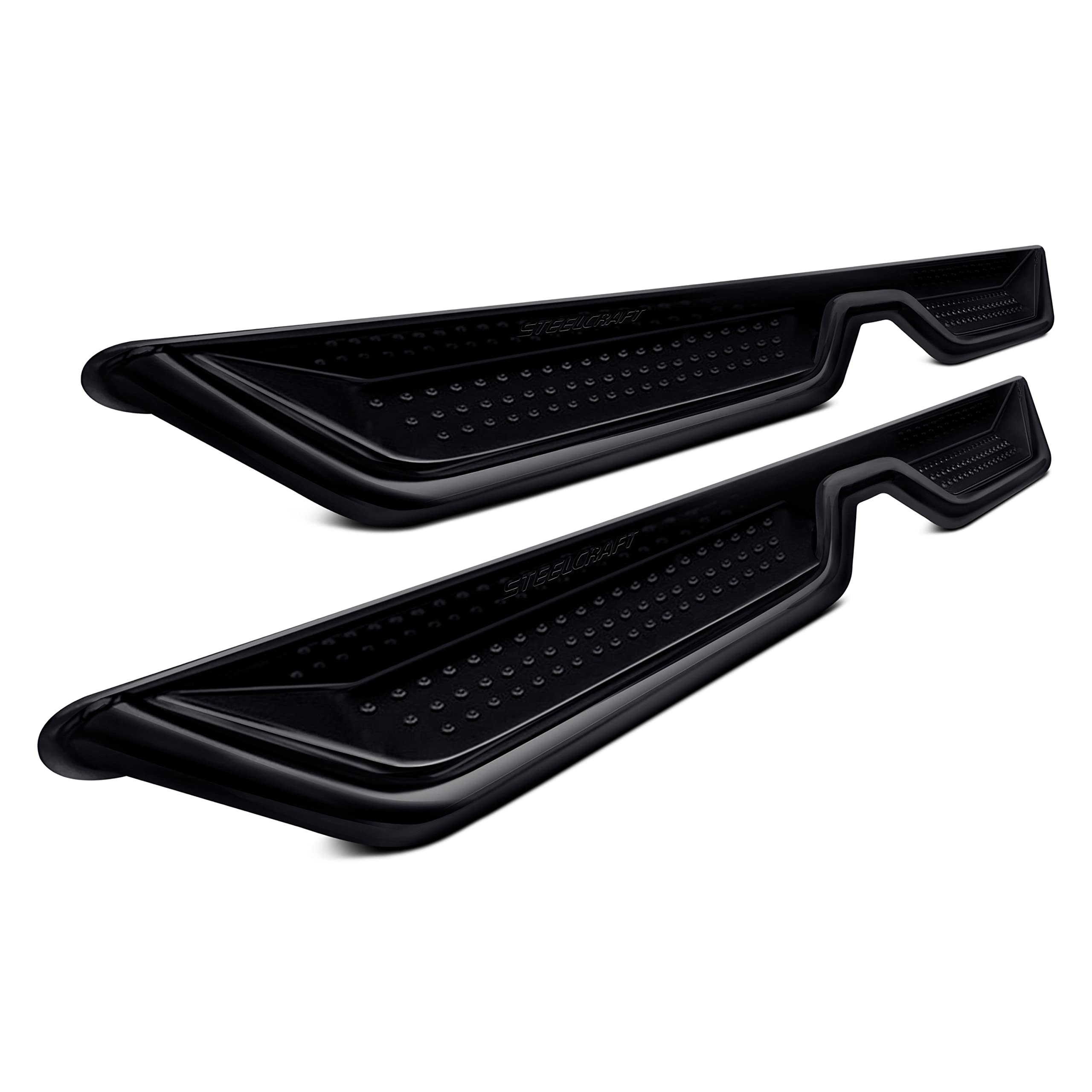 SteelCraft 3" HD Series Cab Length 80-23800 Black Round Step Boards