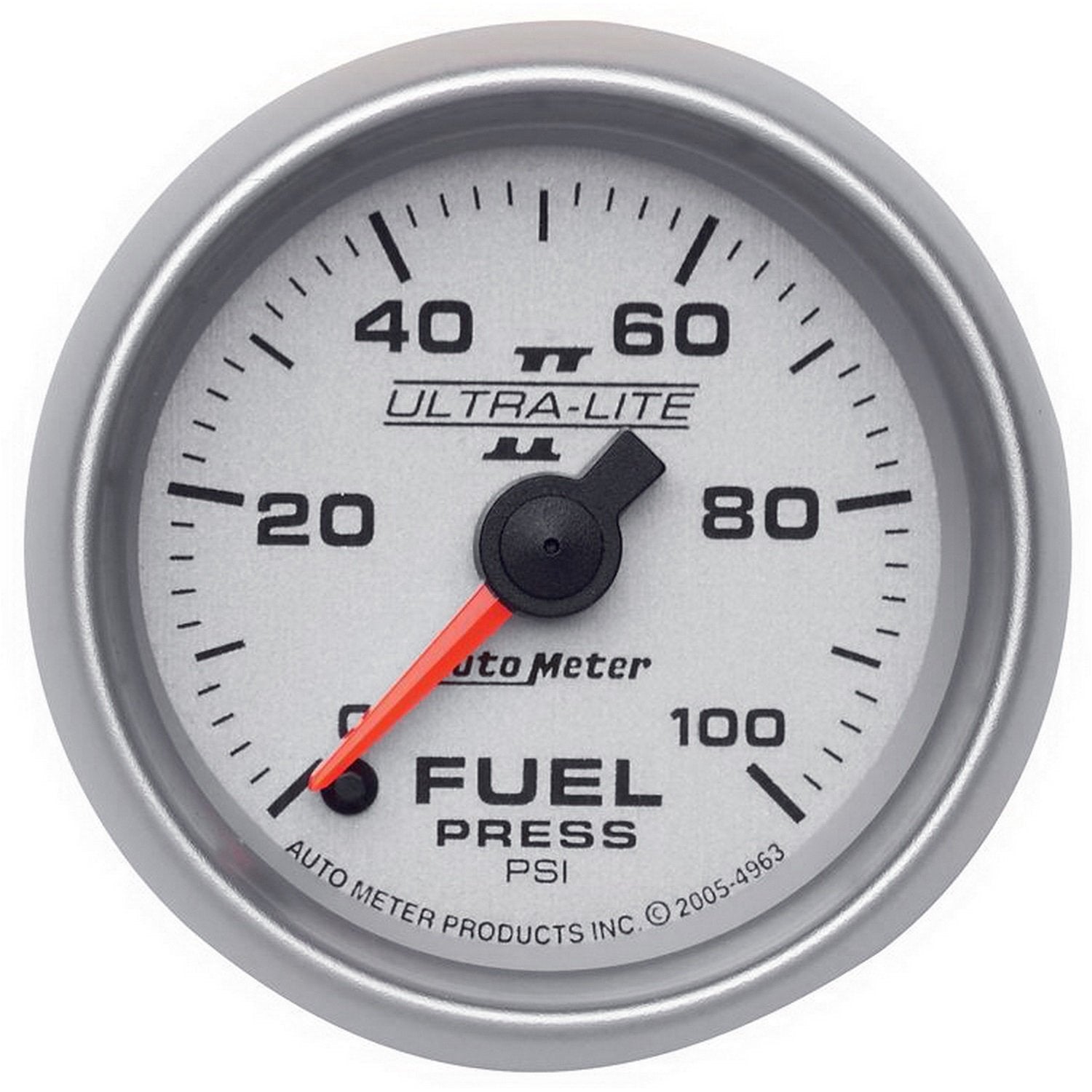 Auto Meter Ultra-Lite II 2-1/16" 0-100 PSI Full Sweep Electric Fuel Pressure Gauge 4963