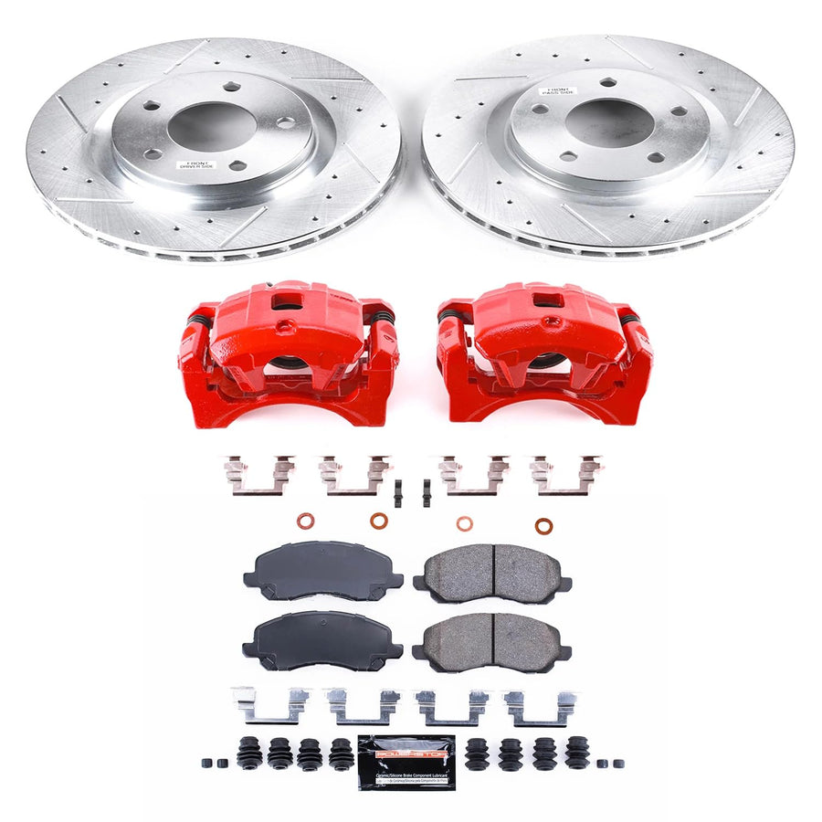 Z23 Power Stop KC3032A Evolution Sport Performance 1-Click Brake Kit with Caliper