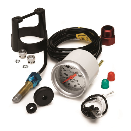 Auto Meter Ultra-Lite 4331 Mechanical Water Temperature Gauge, 2 1/16"