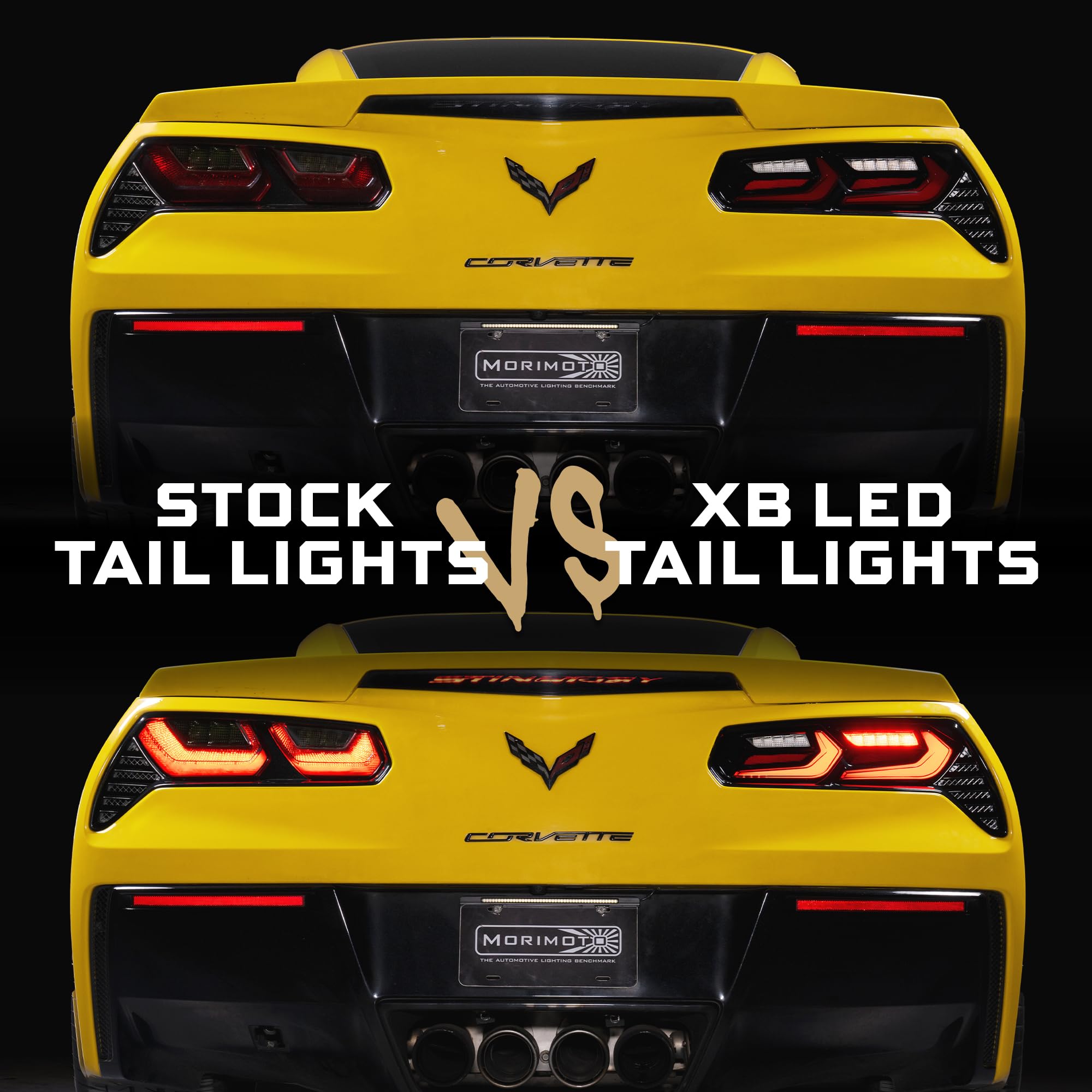 Morimoto XB Red LED Taillights for Chevrolet C7 Corvette 14-19 (LF755)
