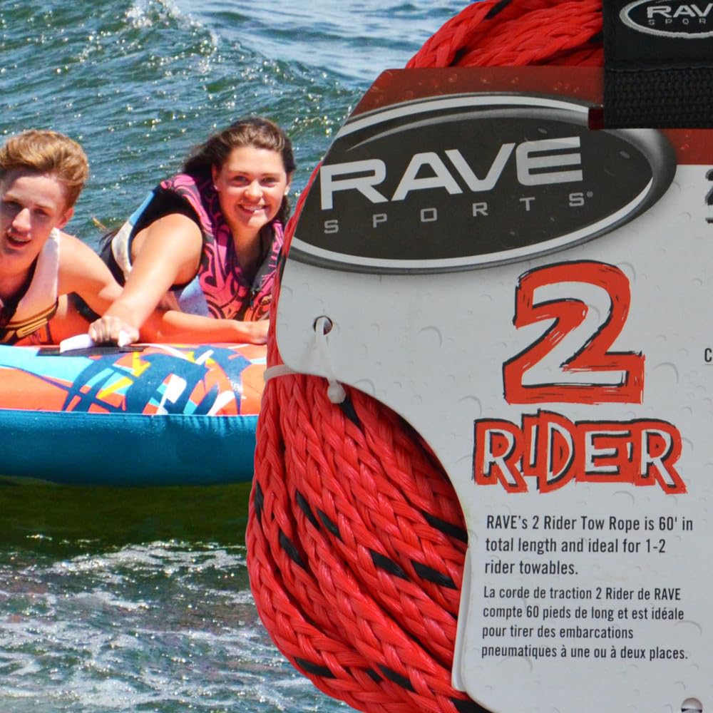 2-Rider RAVE Sports Tow Rope 1-Section