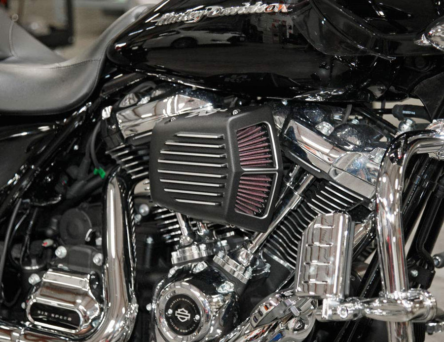 Cold Air Intake System K&N: High-Flow Air Filter, Increase Performance & Acceleration: Compatible with 2017-2023 Harley Davidson: (See Product Description for Selected Models), RK-3955