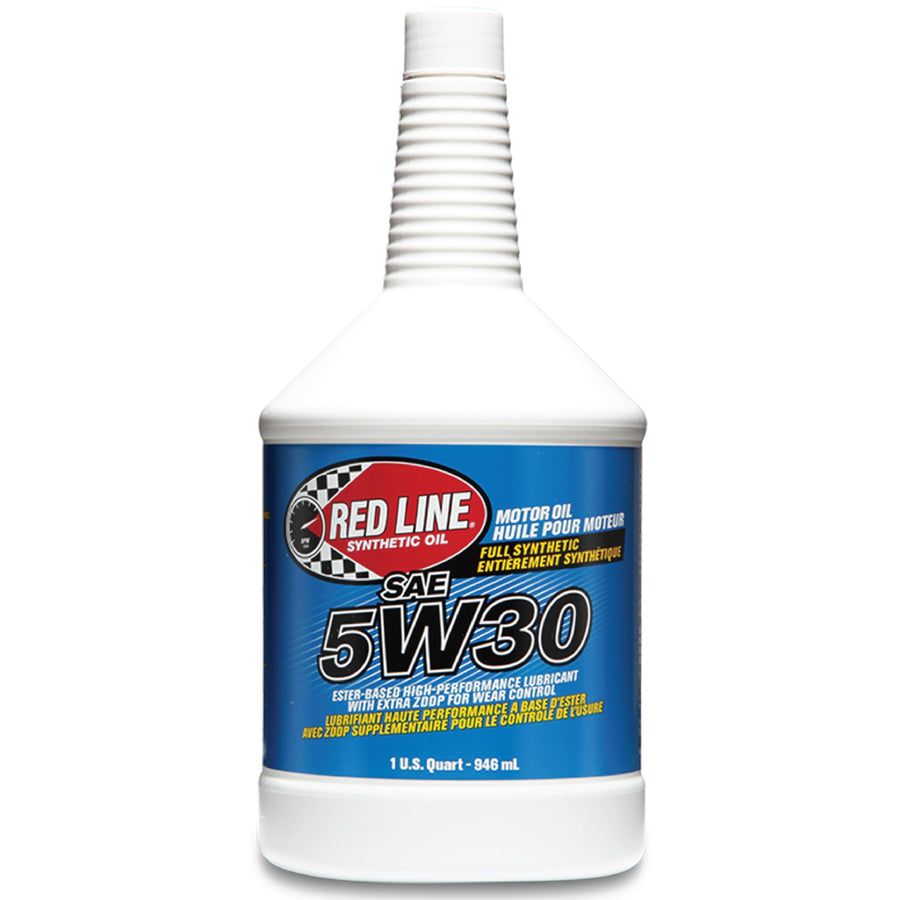 Red Line SAE 5W30 Fully Synthetic Motor Oil - 1 Quart (12 Pack) 15304