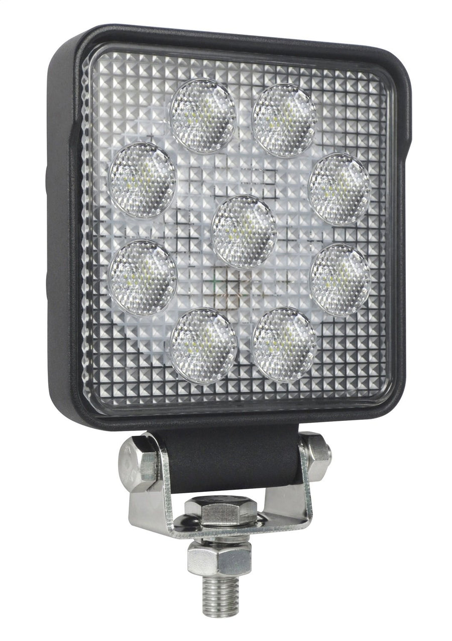4 Square HELLA 357103002 ValueFit 1.0 LED Close Range Worklight,Black