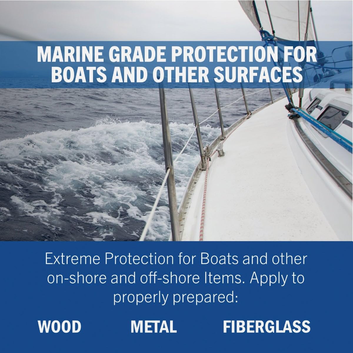 Rust-Oleum Outdoor Marine Coatings Gloss Battleship Gray Topside Paint 1 qt.