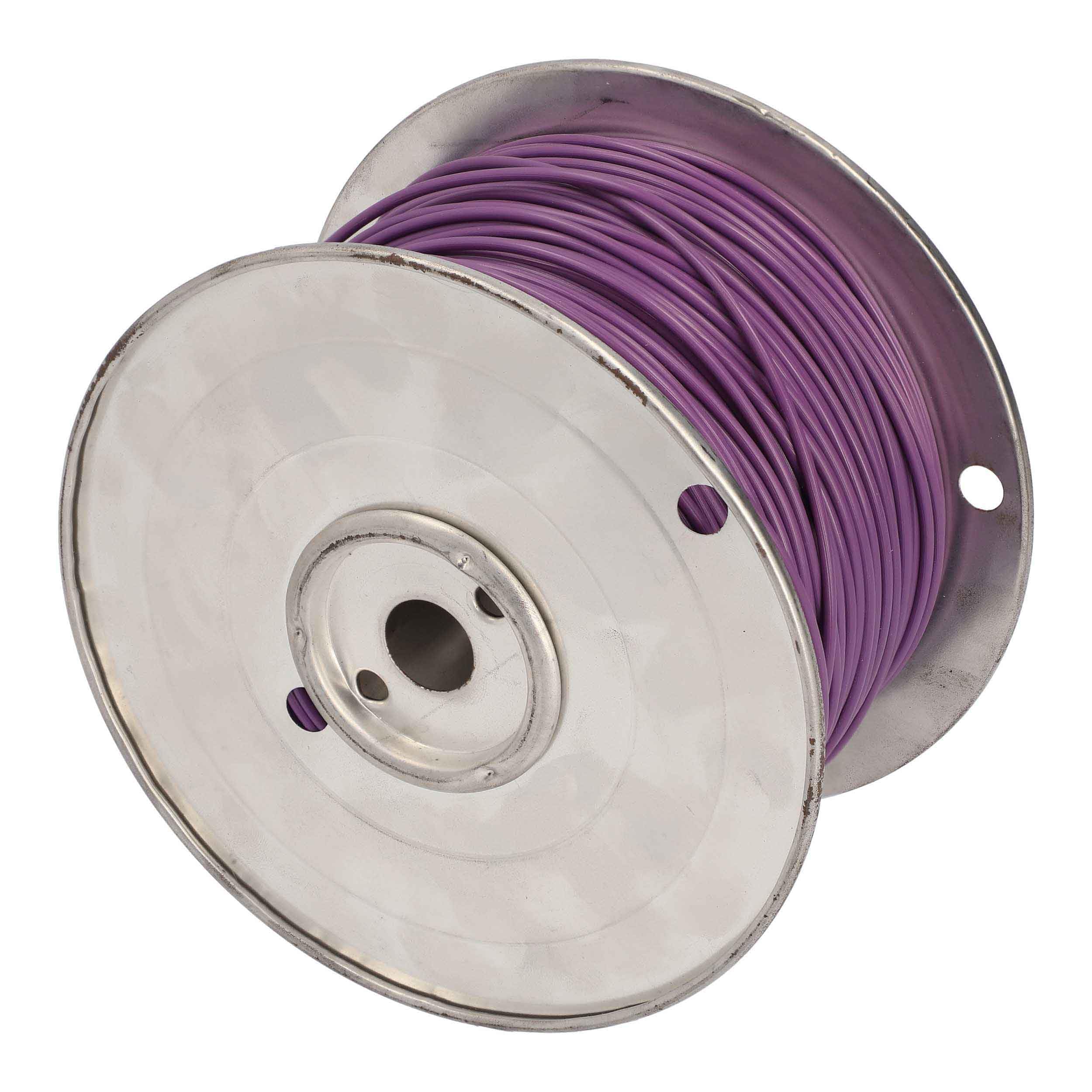 16 Ga Install Bay US GPT All Copper Primary Wire Purple - Coil of 500 Ft