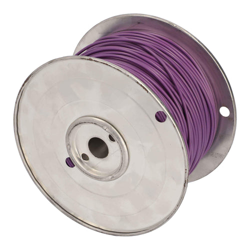 16 Ga Install Bay US GPT All Copper Primary Wire Purple - Coil of 500 Ft