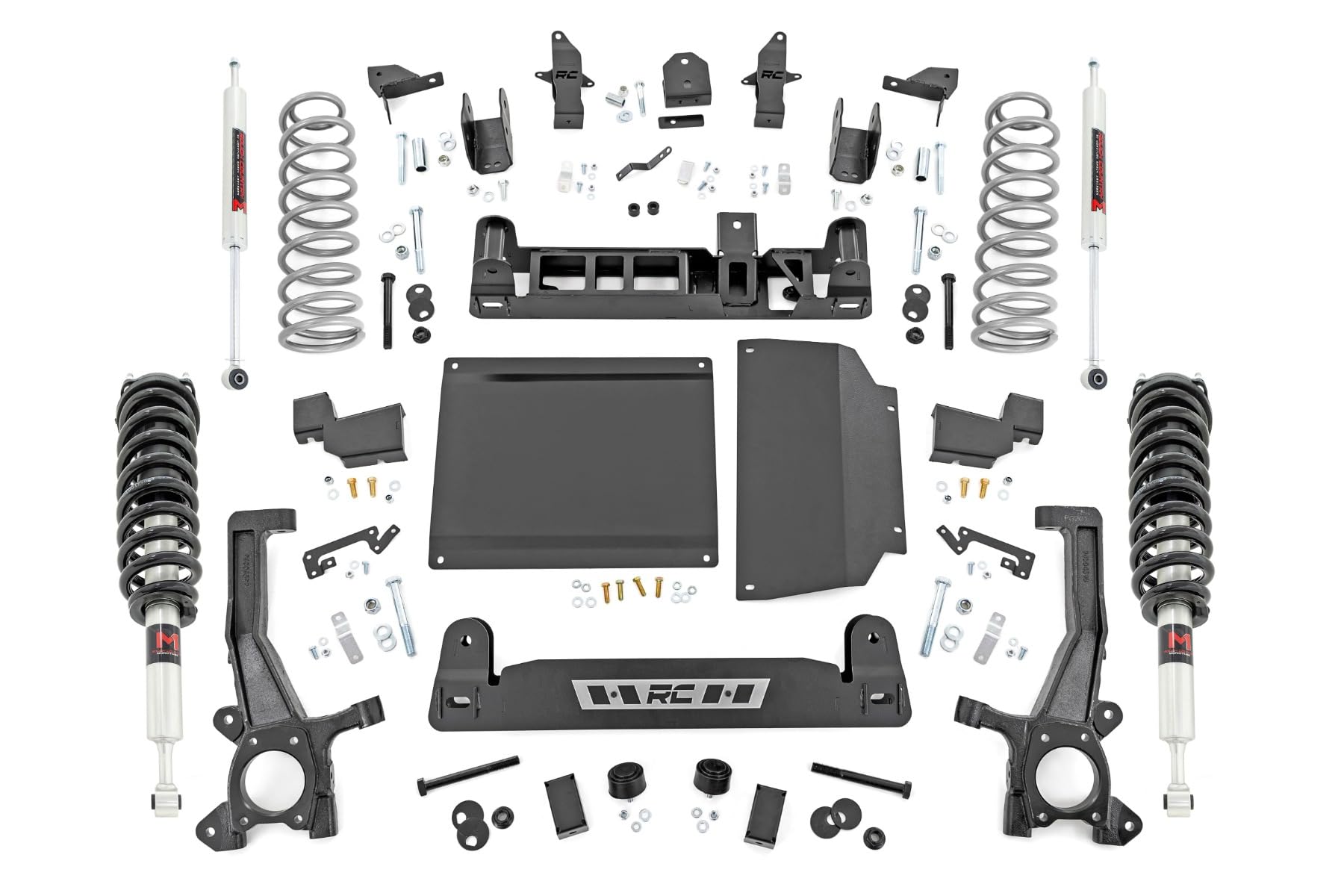 6" Rough Country Suspension Lift Kit with M1 Struts & M1 Shocks for 2022-2025 Toyota Tundra